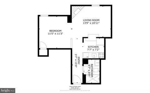 Floorplan - 1 E Chase St #309, Baltimore, MD 21202 photo 1 of 1