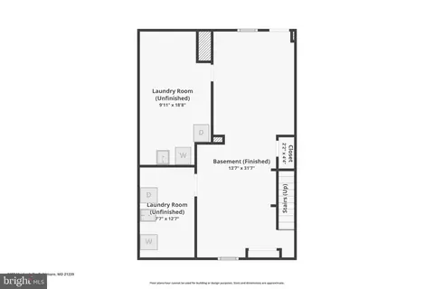 Floorplan - 6123 Macbeth Dr, Baltimore, MD 21239 photo 3 of 3