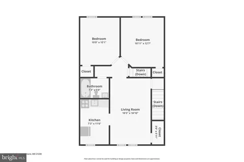 Floorplan - 6123 Macbeth Dr, Baltimore, MD 21239 photo 2 of 3