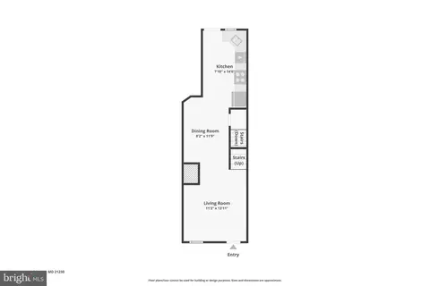 Floorplan - 524 Scott St, Baltimore, MD 21230 photo 1 of 2