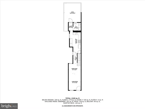 Floorplan - 1104 S Clinton St, Baltimore, MD 21224 photo 3 of 5