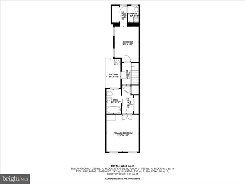 Floorplan - 1104 S Clinton St, Baltimore, MD 21224 photo 4 of 5