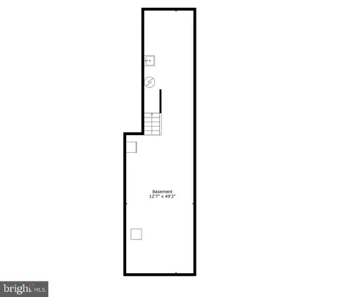 Floorplan - 609 S Sharp St, Baltimore, MD 21230 photo 4 of 5