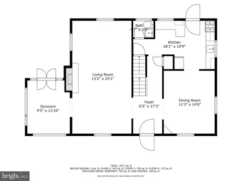 Floorplan - 331 Broxton Rd, Baltimore, MD 21212 photo 2 of 5