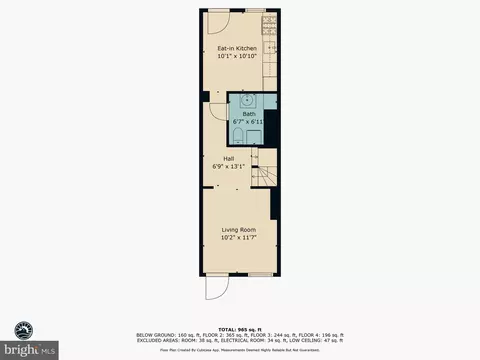 Floorplan - 862 Washington Blvd, Baltimore, MD 21230 photo 4 of 5