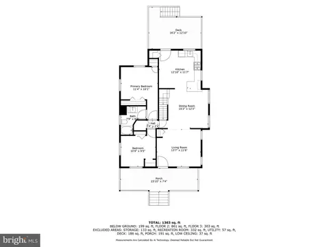 Floorplan - 305 E Melrose Ave, Baltimore, MD 21212 photo 2 of 4