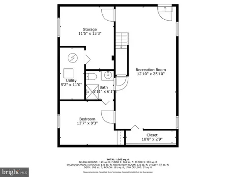 Floorplan - 305 E Melrose Ave, Baltimore, MD 21212 photo 3 of 4
