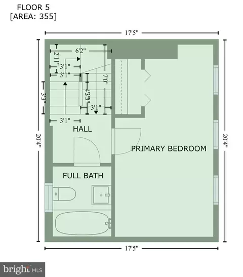 Floorplan - 521 S Wolfe St, Baltimore, MD 21231 photo 13 of 16