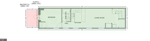 Floorplan - 521 S Wolfe St, Baltimore, MD 21231 photo 15 of 16