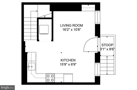 Floorplan - 521 S Wolfe St, Baltimore, MD 21231 photo 8 of 16