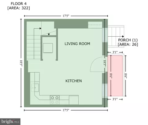 Floorplan - 521 S Wolfe St, Baltimore, MD 21231 photo 12 of 16