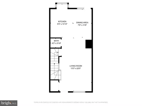 Floorplan - 1012 S Streeper St S, Baltimore, MD 21224 photo 1 of 3
