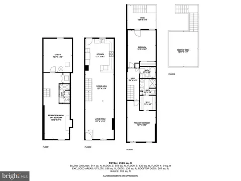 Floorplan - 607 S Clinton St, Baltimore, MD 21224 photo 5 of 5
