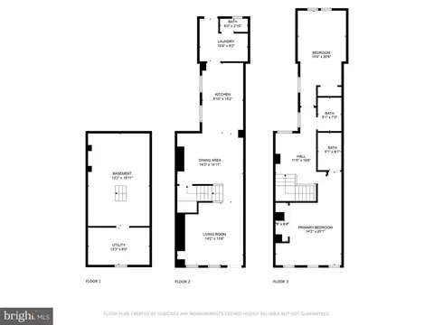 Floorplan - 114 E Gittings St, Baltimore, MD 21230 photo 1 of 4