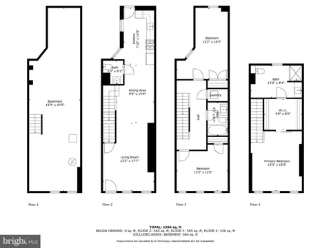Floorplan - 425 E Lanvale St, Baltimore, MD 21202 photo 5 of 5