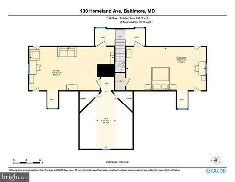 Floorplan - 130 Homeland Ave, Baltimore, MD 21212 photo 2 of 4