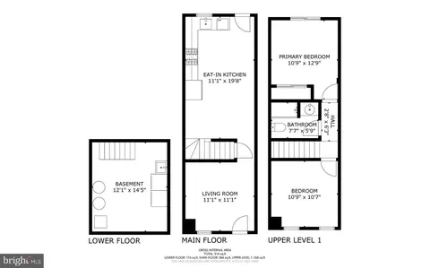 Floorplan - 1729 William St, Baltimore, MD 21230 photo 3 of 3