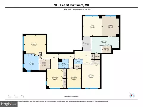 Floorplan - 10 E Lee St #2405, Baltimore, MD 21202 photo 1 of 1