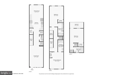 Floorplan - 518 N Patterson Park Ave, Baltimore, MD 21205 photo 2 of 2