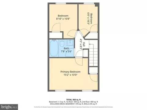 Floorplan - 3307 Elmora Ave, Baltimore, MD 21213 photo 2 of 4