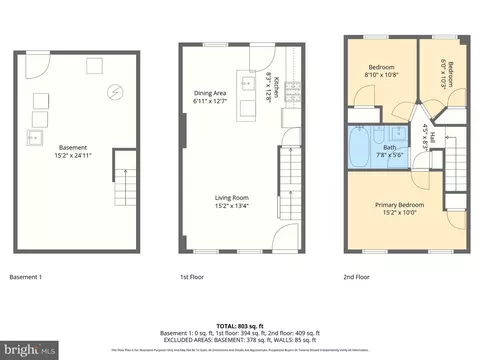 Floorplan - 3307 Elmora Ave, Baltimore, MD 21213 photo 4 of 4