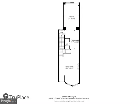 Floorplan - 1820 Walbrook Ave, Baltimore, MD 21217 photo 3 of 4