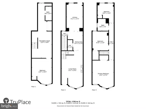 Floorplan - 1820 Walbrook Ave, Baltimore, MD 21217 photo 1 of 4