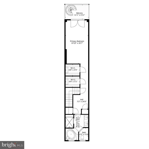Floorplan - 1600 Clarkson St, Baltimore, MD 21230 photo 1 of 6