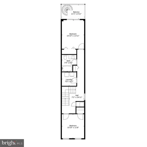 Floorplan - 1600 Clarkson St, Baltimore, MD 21230 photo 2 of 6