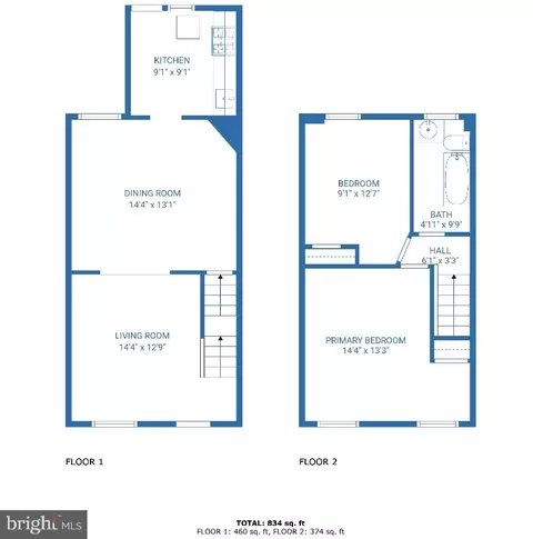 Floorplan - 2702 E Chase St, Baltimore, MD 21213 photo 1 of 1