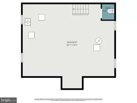 Floorplan - 4304 Elderon Ave, Baltimore, MD 21215 photo 3 of 4