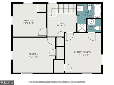 Floorplan - 4304 Elderon Ave, Baltimore, MD 21215 photo 2 of 4