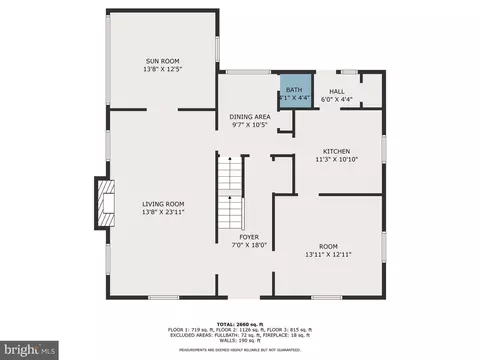 Floorplan - 3324 Sequoia Ave, Baltimore, MD 21215 photo 2 of 4