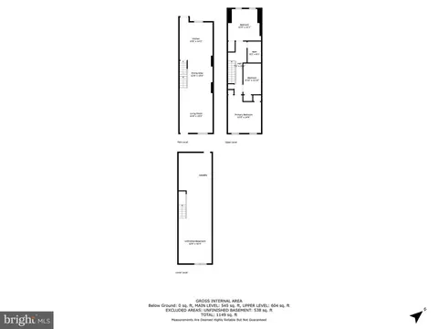 Floorplan - 1622 Darley Ave, Baltimore, MD 21213 photo 4 of 4