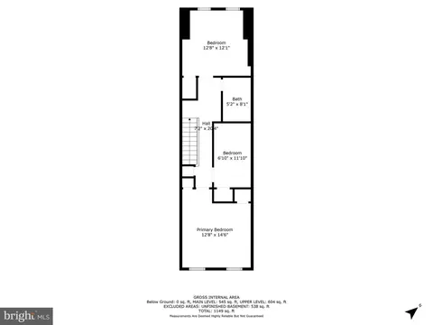 Floorplan - 1622 Darley Ave, Baltimore, MD 21213 photo 2 of 4