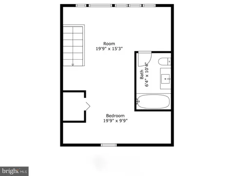 Floorplan - 525 S Sharp St, Baltimore, MD 21201 photo 3 of 5