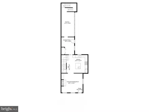 Floorplan - 525 S Sharp St, Baltimore, MD 21201 photo 1 of 5