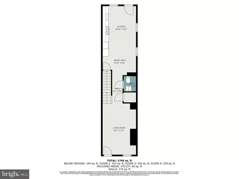 Floorplan - 115 S Regester St, Baltimore, MD 21231 photo 2 of 4