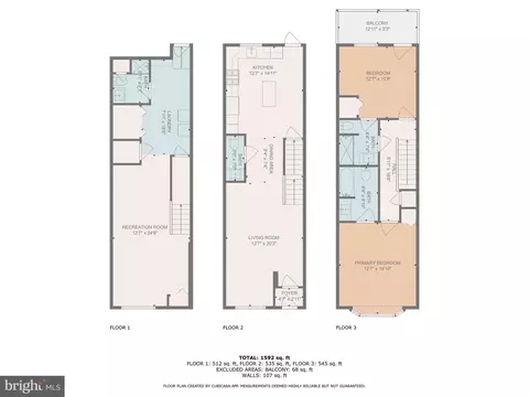 Floorplan - 119 S Potomac St, Baltimore, MD 21224 photo 4 of 4
