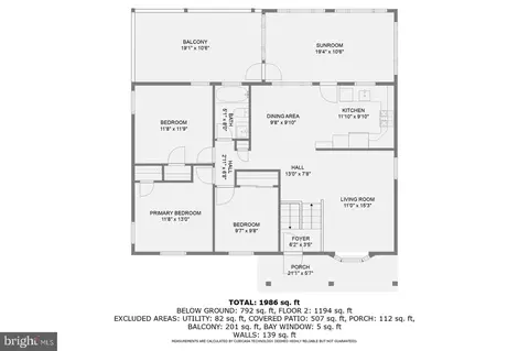 Floorplan - 6205 Ridgeview Ave, Baltimore, MD 21206 photo 4 of 6