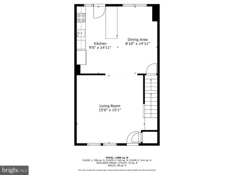 Floorplan - 1408 N Potomac St, Baltimore, MD 21213 photo 2 of 4
