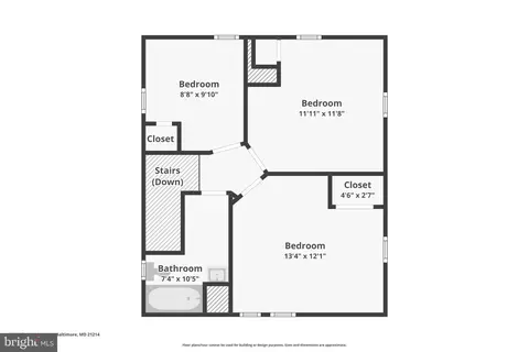 Floorplan - 2701 Christopher Ave, Baltimore, MD 21214 photo 2 of 3