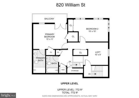 Floorplan - 820 William St #7, Baltimore, MD 21230 photo 2 of 2