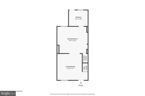 Floorplan - 747 E 37th St E, Baltimore, MD 21218 photo 1 of 2
