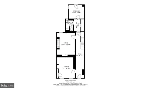 Floorplan - 8 E Mulberry St, Baltimore, MD 21202 photo 2 of 6