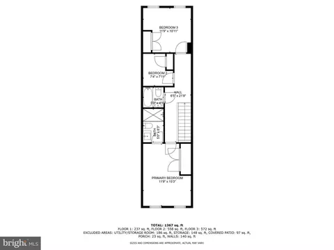 Floorplan - 3635 Chestnut Ave, Baltimore, MD 21211 photo 3 of 4