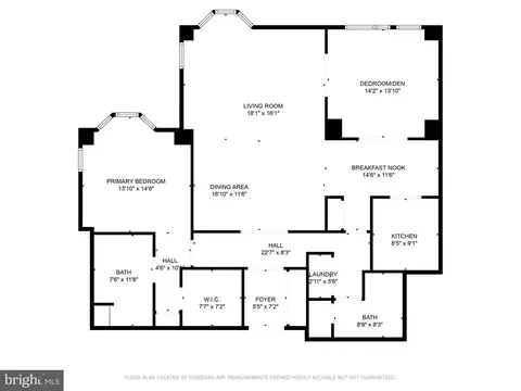 Floorplan - 10 E Lee St #1408, Baltimore, MD 21202 photo 1 of 1
