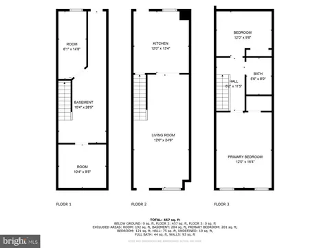 Floorplan - 507 N Glover St, Baltimore, MD 21205 photo 5 of 5