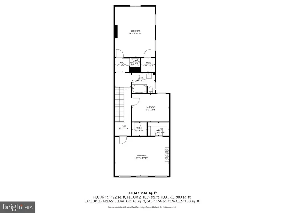 Floorplan - 1310 Bolton St, Baltimore, MD 21217 photo 3 of 4