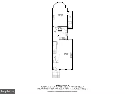 Floorplan - 1310 Bolton St, Baltimore, MD 21217 photo 1 of 4